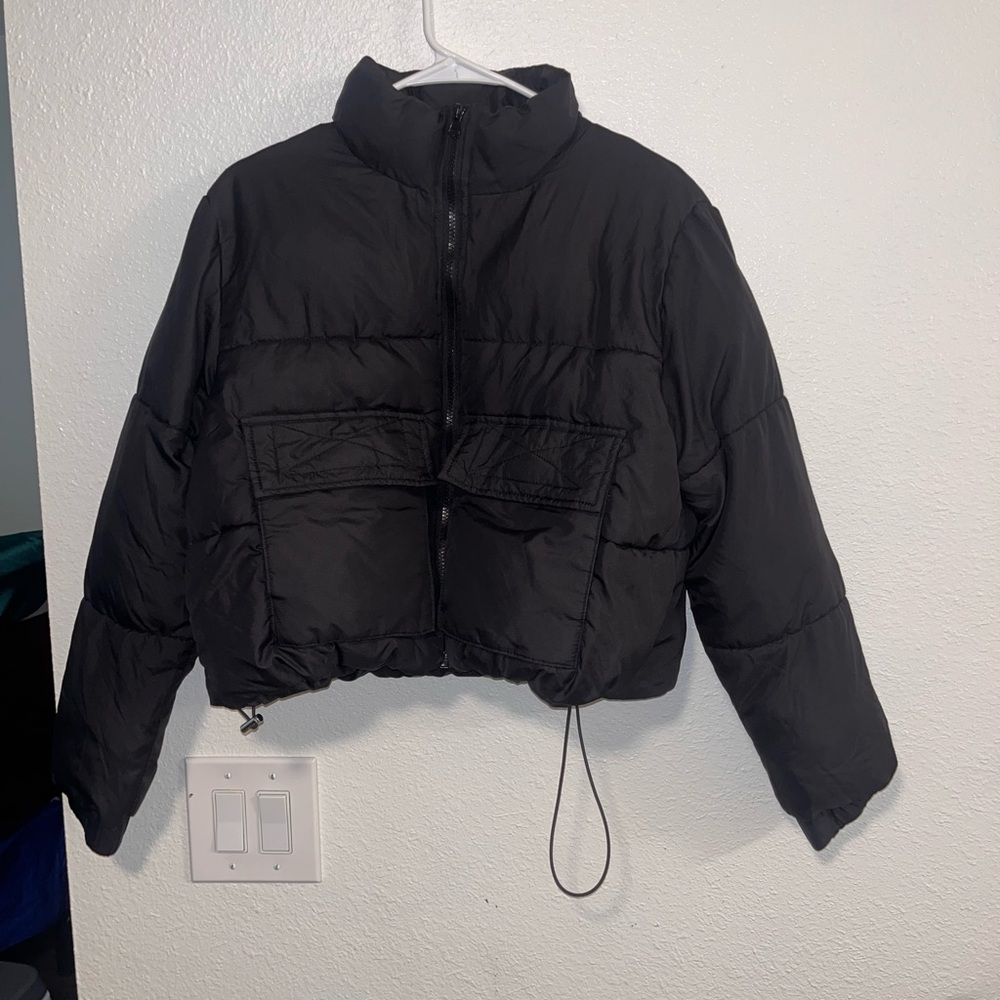Women's Black Puffer Jacket
